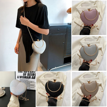 Naia - Herz-Abendtasche