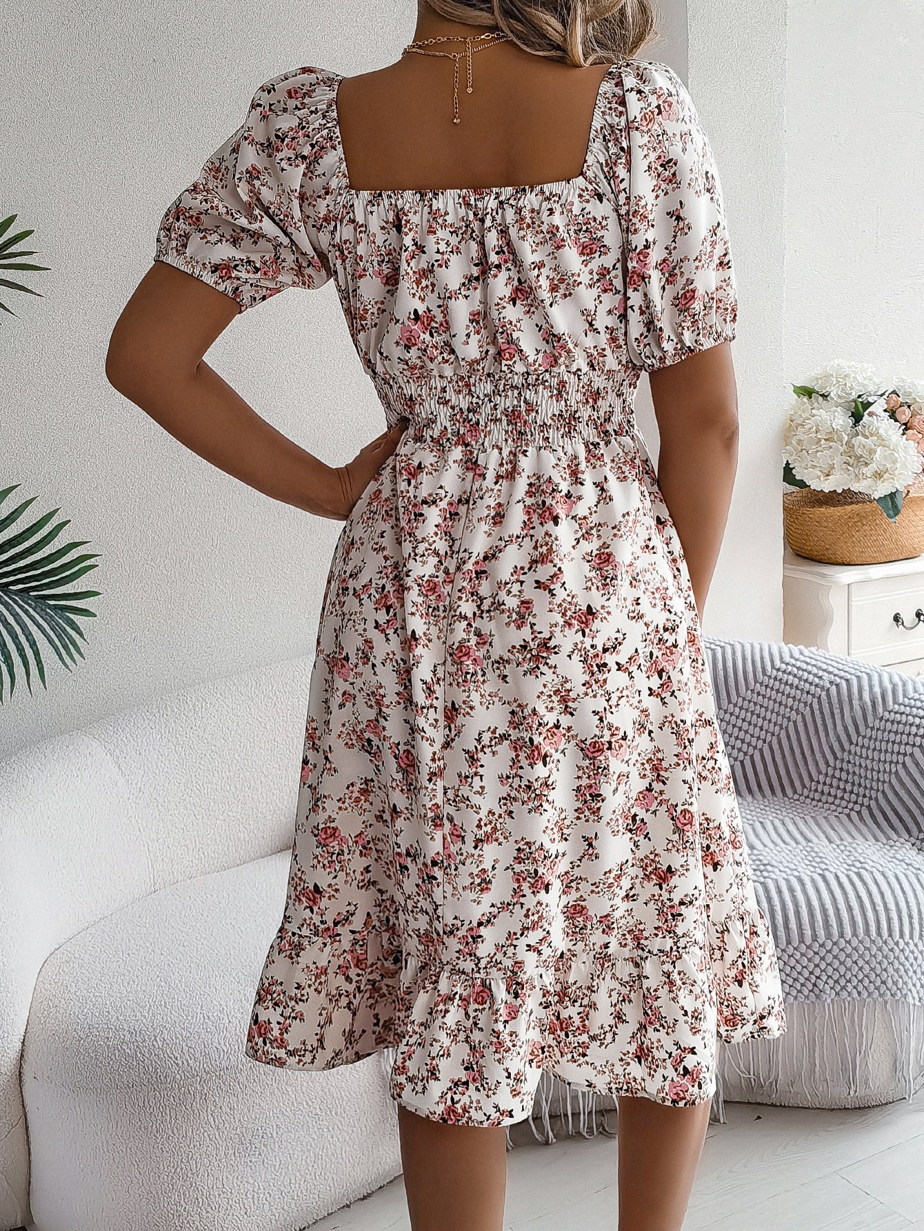 Sommerkleid mit Blumenmuster